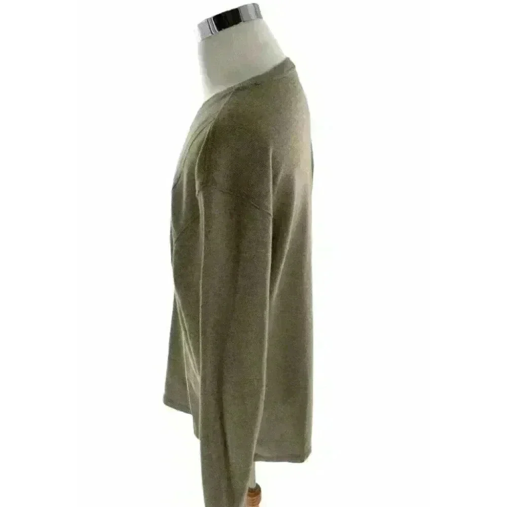 Geoffrey Beene Mens Crew Neck Brown Knit Sweater Size Large